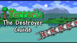 How To Cheese MASTER MODE Destroyer In Terraria 144 [upl. by Zuleika]