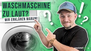 Waschmaschine macht Geräusche  Fehleranalyse [upl. by Enixam]