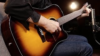 Fender CD140SCE Cutaway Dreadnought AcousticElectric [upl. by Scibert]