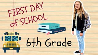 FIRST DAY of MIDDLE SCHOOL  6th GRADE  Back to School 2021 [upl. by Arval640]