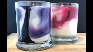 DIY Marble Candles [upl. by Anoirb]