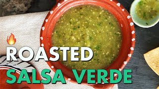 An Authentic Roasted Salsa Verde Recipe from Oaxaca  Mexican Cooking Academy [upl. by Myrt]