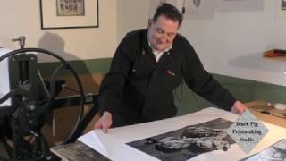 How To Print Large Linocuts [upl. by Aronek]