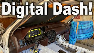 Old Car With Amazing Modern Digital Dash V8 Swapped Honda [upl. by Kolva759]