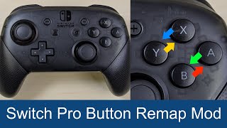 Switch Pro Controller Button Remap Mod [upl. by Shepperd]