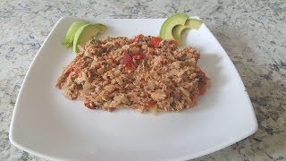 GUISADO DE ATUN MUY PRACTICO ECONOMICO Y DELICIOSO [upl. by Anaicilef337]