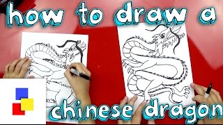 How To Draw Chinese Dragon [upl. by Dash604]