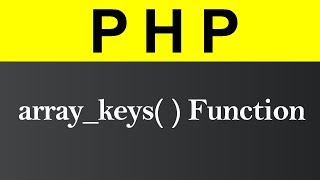 arraykeys Function in PHP Hindi [upl. by Nibot]