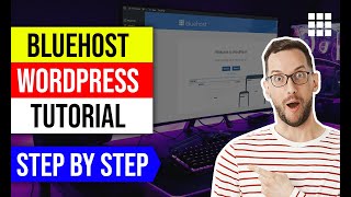 ✅ Bluehost Wordpress Tutorial  Step by Step [upl. by Tedman]