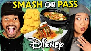 Smash or Pass Disney Foods Ratatouille Princess amp The Frog Beauty amp The Beast [upl. by Aiykan137]