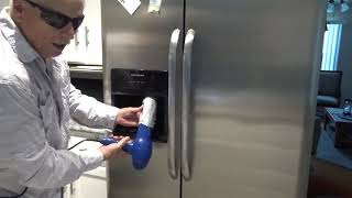 FROZEN WATER DISPENSER IN REFRIGERATOR QUICK FIX [upl. by Rossing]