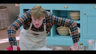 James Acaster on The Great Celebrity SU2C Bake Off  Series 2 Episode 2 [upl. by Annairda]