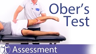 Obers Test  Iliotibial Band Tightness [upl. by Eirotal]