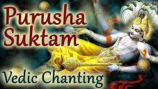 Vedic Chants  Purusha Suktam by 21 Brahmins  Vedic Hymns [upl. by Nwahsud]