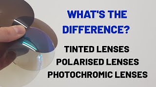 Difference between Polarized Tinted and Photochromic Lenses  Transitions Lenses [upl. by Clive]