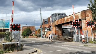 Egham Level Crossing Surrey [upl. by Honniball392]