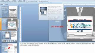 Using Presenter View in Powerpoint [upl. by Llertrac591]