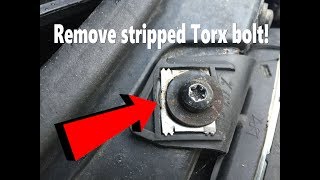 HOW TO REMOVE STRIPPED TORX BOLT OR ANY BOLT IN 5 MINS [upl. by Marlena]