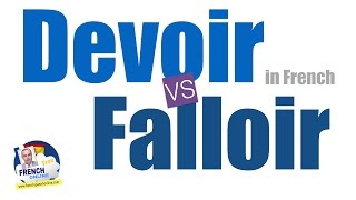 falloir vs devoir in French [upl. by Nemaj]