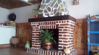 Como hacer una Chimenea  How to make a fireplace [upl. by Ellenohs]