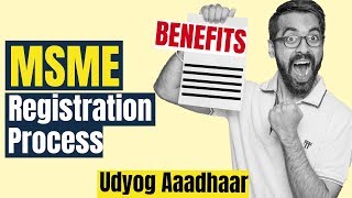 📃MSME  UDYOG AADHAAR Registration Process amp Benefits ✅ Hindi  Do in 5 mins [upl. by Corinne]