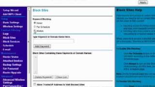 How to block web sites on your router [upl. by Suvart]