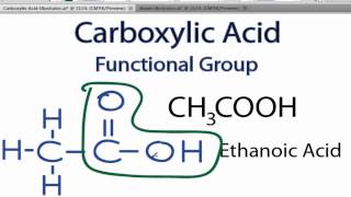 Carboxylic Acid Functional Group Structure [upl. by Denyse]