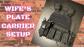 Wifes Plate Carrier Setup  511 TacTec Plate Carrier [upl. by Nosretep]