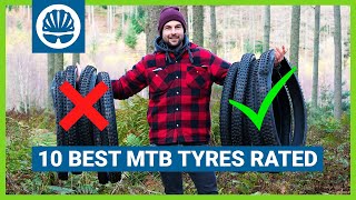 Top Trail and Enduro MTB Tyres  Mega Mountain Bike Tyre Test [upl. by Adyam]