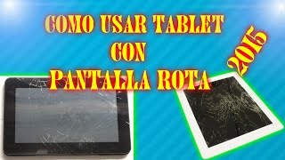 Como usar tablet con pantalla Rota 2015  2021 [upl. by Ettessil]