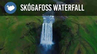 SKÓGAFOSS WATERFALL  Top Locations in Iceland [upl. by Naitsabes664]