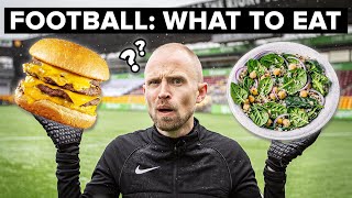 WHAT TO EAT BEFORE A FOOTBALL MATCH [upl. by Normi]