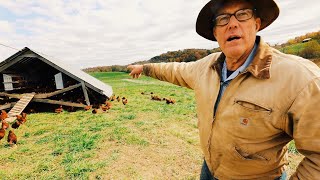 Tour Joel Salatin’s Ultimate Mobile Farm Structures [upl. by Casilde]