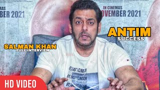 Salman Khan FULL Unedited Interview after ANTIM Blockbuster Success  Masti Mazzak and more [upl. by Skyler]