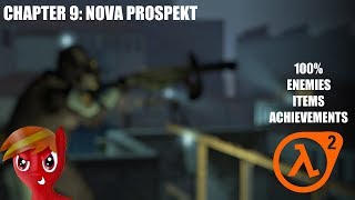 HalfLife 2 100 Walkthrough Chapter 9 Nova Prospekt [upl. by Anaujd]