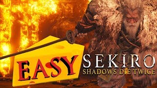 How to Kill Owl Father Easy Cheese  Sekiro Boss Guide [upl. by Mitran]