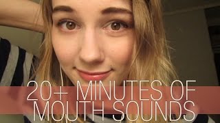 BINAURAL ASMR 20 Minutes of Mouth Sounds w tongue clicking [upl. by Liederman78]