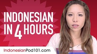 Learn Indonesian in 4 Hours  ALL the Indonesian Basics You Need [upl. by Pippa]