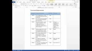 Documenting Functional Requirements [upl. by Ot]