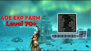 Wotlk AOE exp and gold farm lvl 7080 Nonstop farming almost instant respawns [upl. by Estis]