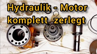 Hydraulik  Motor zerlegt [upl. by Neelear577]