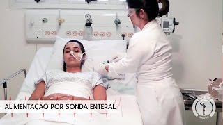 Alimentação por sonda enteral [upl. by Melli]