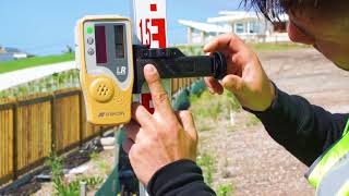 How To Manual Slope Match With A Laser Level Simple And Easy [upl. by Glimp]