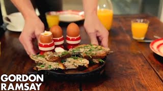 Boiled Eggs With Anchovy Soldiers By Gordon Ramsay [upl. by Balas595]