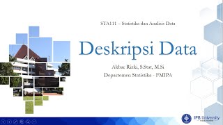 031 Deskripsi DataUkuran Pemusatan Data [upl. by Martelli]