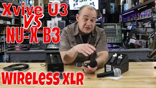 NUX B3 vs Xvive U3 Wireless XLR for Microphone and Speakers [upl. by Glynis986]