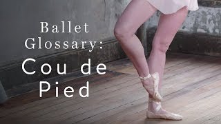 Ballet Glossary Cou de Pied [upl. by Hoxie]