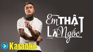 Em Thật Là Ngốc Karaoke beat chuẩn  Vũ Duy Khánh [upl. by Wescott]