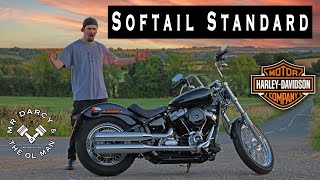 HarleyDavidson Softail Standard Review 2021 107 is this the best value for money Harley A2 Bike [upl. by Stelle886]