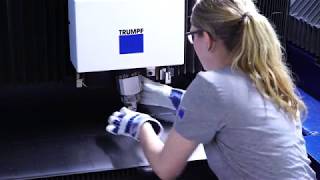 TRUMPF laser cutting TruLaser 1030 fiber – Robust and economical laser cutting machine [upl. by Roon908]